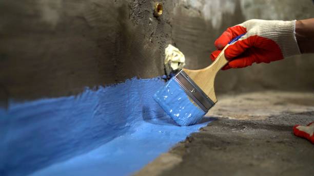Commercial Crawl Space Encapsulation project at a New Buffalo, MI business property by SJ Waterproofing Pros